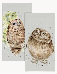 Set di 12 tovaglioli di carta Round Owl