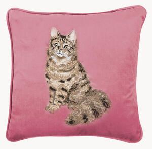 Copricuscino ricamato Feline Fabulous