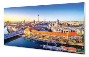 Quadro di vetro Germania ponti sul fiume di berlino 100x50 cm