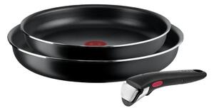 Tefal - Set di teglie 3 pz INGENIO EASY COOK & CLEAN BLACK