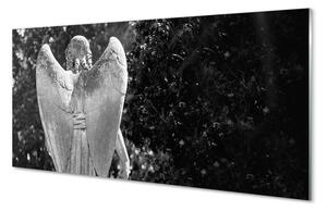 Quadro di vetro Ali d'angelo di un albero 100x50 cm