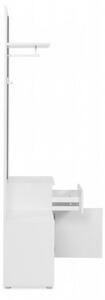 Mobile ingresso Image41B bianco con specchio