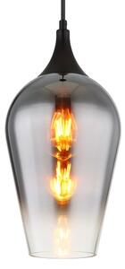 Globo 15552H3 - Lampadario a sospensione con filo LAVUS 1xE27/60W/230V diametro 18 cm nero
