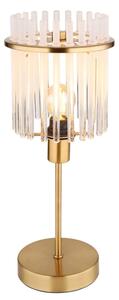 Globo 15698TM - Lampada da tavolo GORLEY 1xE14/40W/230V diametro 15 cm oro