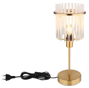 Globo 15698TM - Lampada da tavolo GORLEY 1xE14/40W/230V diametro 15 cm oro