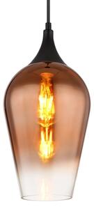 Globo 15552H1 - Lampadario a sospensione con filo LAVUS 1xE27/60W/230V diametro 18 cm rame