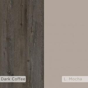 Mobile ingresso scarpiera Holdon colore tortora dark coffee