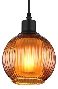 Globo 15638B - Lampadario a sospensione con filo ZUMBA 1xE27/25W/230V diametro 15 cm rame