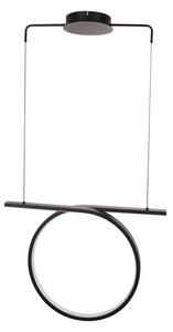 Lampadario a sospensione su cavo ODETTA LED/30W/230V 4000K nero