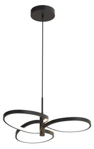 Lampadario LED a sospensione con cavo RIBBON LED/25W/230V 4000K nero