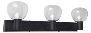 Applique da bagno POLA 3xG9/5W/230V IP44 nero/trasparente