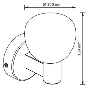 Applique da bagno POLA 1xG9/5W/230V IP44 nera/trasparente