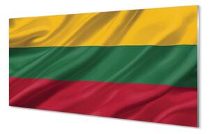 Quadro vetro Bandiera della lituania 100x50 cm