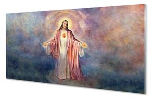 Quadro in vetro Gesù 100x50 cm