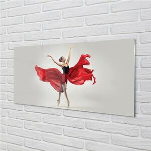 Quadro vetro Ballerina donna 100x50 cm