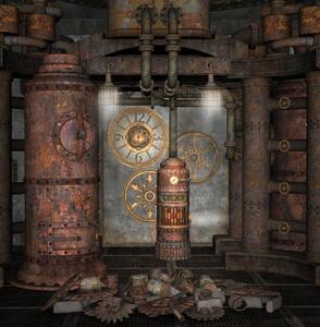 Illustrazione Steampunk boiler room, Ellerslie77