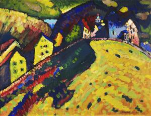 Riproduzione Houses at Murnau 1909, Wassily Kandinsky