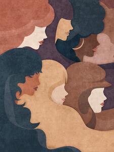 Illustrazione Abstract Women, Emel Tunaboylu