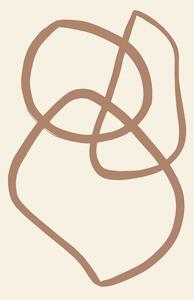 Illustrazione Abstract Lines Mocha 5, Pictufy Studio