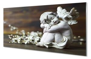 Quadro in vetro Fiori d'angelo addormentati 100x50 cm