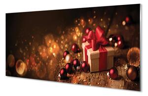 Quadro su vetro Schede regalo 100x50 cm 2 appendini