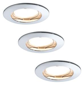 Paulmann 92829 - SET 3x LED/6,8W IP44 Bathroom dimmable chiaro COIN 230V