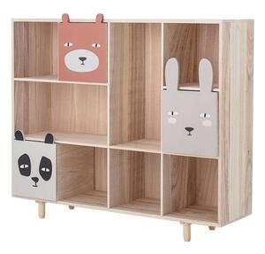 Bloomingville - Calle Bookcase w/Drawers L107 Paulownia Nature Bloomingville