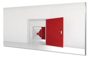 Quadro su vetro Porta inception 100x50 cm 2 appendini