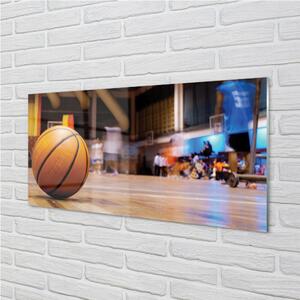 Quadro in vetro Persone che giocano a basket 100x50 cm