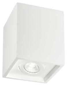 Ideal Lux Oak PL1 Square lampada da soffitto per ufficio con diffusore in gesso o cemento GU10 35W