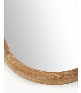 Specchio angolare da parete con cornice in legno di quercia Levan