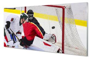 Quadro vetro Obiettivo hockey 100x50 cm