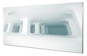 Quadro su vetro Supporti 3d bianchi 100x50 cm