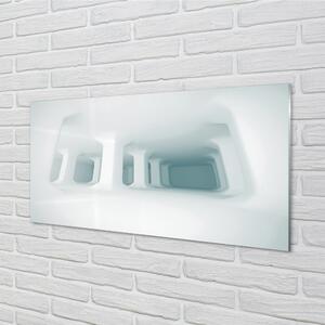 Quadro su vetro Supporti 3d bianchi 100x50 cm