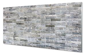 Quadro acrilico Vintage muro di mattoni 100x50 cm 2 appendini