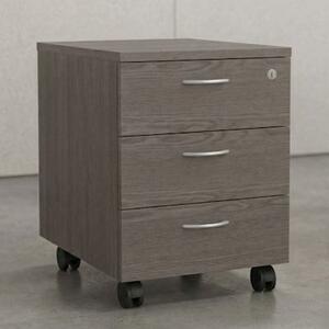 Cassettiera a 3 cassetti EASYSPACE frassino toscano MONTATA