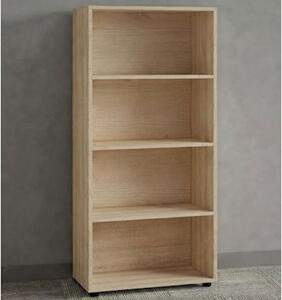 Libreria a giorno EASYSPACE cm 80x35x180 rovere chiaro