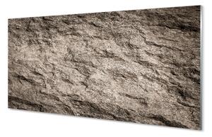 Quadro su vetro acrilico Astrazione della struttura in pietra 100x50 cm 2 appendini