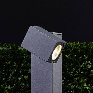 Lucande LORIK - Lampione a LED con testa flessibile