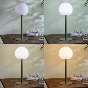 Lampada da tavolo per esterni Lindby Eleia LED, batteria ricaricabile