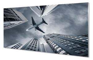 Rivestimento parete cucina Cielo aereo delle nuvole della città 100x50 cm