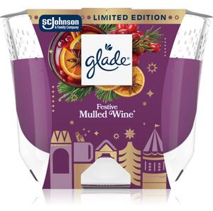GLADE Festive Mulled Wine candela profumata 204 g