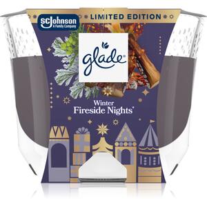 GLADE Winter Fireside Nights candela profumata 204 g