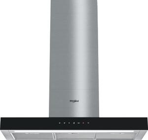 Whirlpool Cappa Cucina Aspirante a Parete Larghezza 90 cm Profondit 46 cm Classe A colore Inox/Nero - WHBS 92F LT K/1