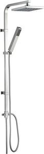 Idro Bric Colonna doccia Kube in metallo cromato con doccetta 1 funzione - 0042CR