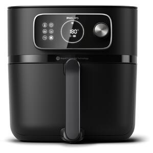 Philips Friggitrice ad Aria Capacit 8.3 Litri Potenza 2200 Watt con Rapid CombiAir e Wifi colore Nero - HD9876/90 7000 Series