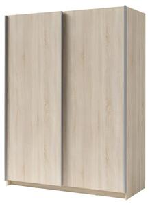 Armadio 2 porte scorrevoli - Collezione GOZU - Colore quercia sonoma - 150 x 198 x 62 cm
