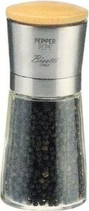 Bisetti Macina Pepe la Spezia Vetro con Coperchio Legno - 6950