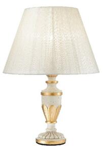 Ideal Lux Firenze TL1 lampada da comodino decorata in foglia d'oro E14 40W