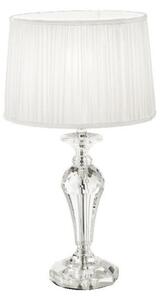 Ideal Lux Kate-2 TL1 Round lampada da tavolo classica in cristallo molato E27 60W